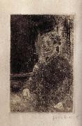 James Ensor My Portrait Skeletonnized France oil painting artist